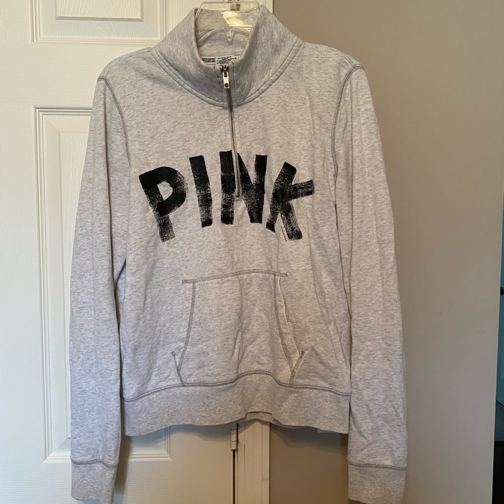 Victoria Secret PINK half zip pullover